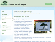 Tablet Screenshot of meadowhaven.org